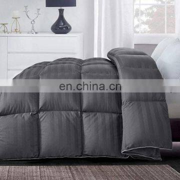 GOOSE DOWN 300GSM Jacquard Cotton Fabric Quilt Comforter Sets Queen Size photo-3