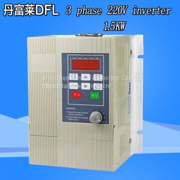 AC VFD Variable-frequency Drive frequency 1 to 3 phase 220v motor speed control inverter 50hz