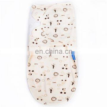 Custom-Made Adjustable Zipper Organic Cotton Baby Swaddles Wrap Bag