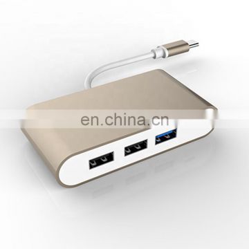 aluminium alloy PVC 4 in 1 usb 2.0 type c adapter