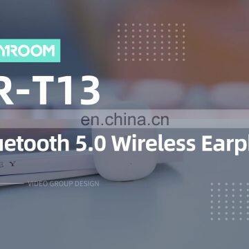 OEM JR-T13 Print LOGO Custom Logo in Ear TWS Popular Led Mobile Accessories BT 5.0 Wireless Sterio Earbuds Earphone Headphone