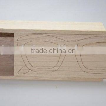 Solid Varnished Wooden Glasses Box,wooden Spectacle Case photo-3