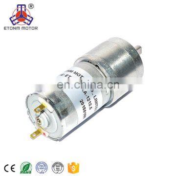 low noise 32mm gearbox high torque cw/ccw 12v 300rpm 32mm dc gear motors