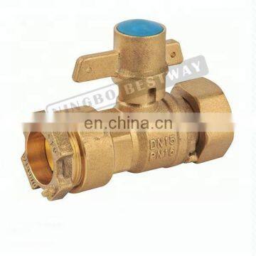 CW617N Forged Brass Water Meter Ball Valve photo-2