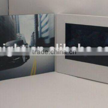 4.3 inch custom LCD video greeting card with touch screen