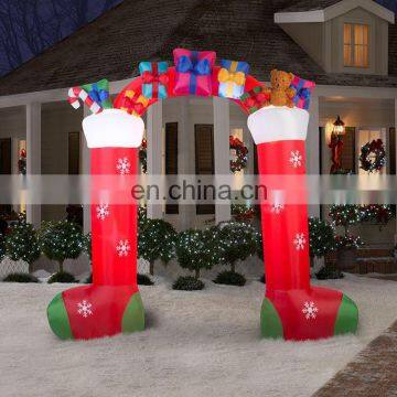 High Quality Christmas Party Decoration Merry Christmas Inflatable Arch