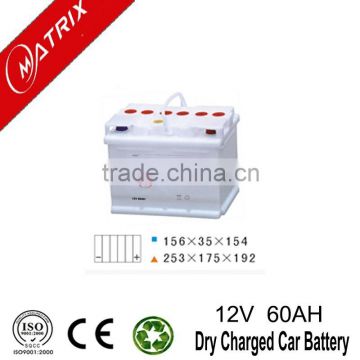 Wholesale 12V 60AH Dry Charge Car Battery