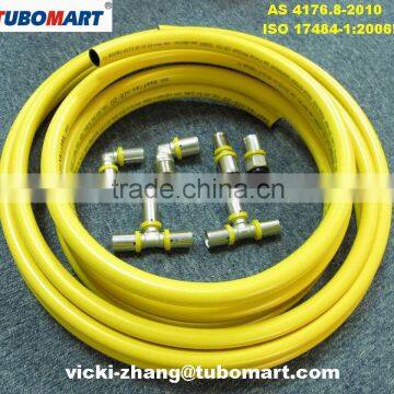pex al pex flexible pressure pipe for gas