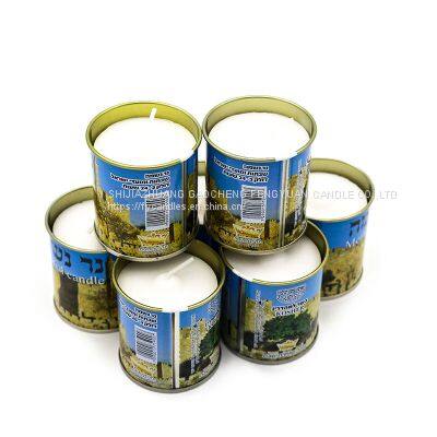 1 Day Jewish Memorial Tin Candle for Israel Market photo-2