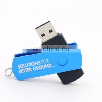 Unique Design Promotional Plastic Free Sample Swivel Usb Flash Driver 4gb