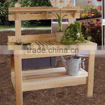 QUALITY AND GOOD PRODUCT - made in vietnam potting table - outdoor furniture potting table - acacia potting table