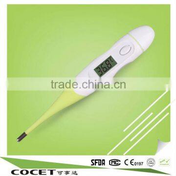 quick-read flexible tip digital thermometer specification, medical care thermometer for sell digital lcd thermomete