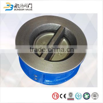 Dual Disc Wafer Butterfly Check Valve Non Return Valve