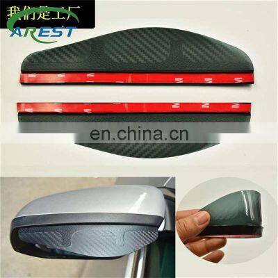 A pair Car Accessories Side Rear View Mirror Rain Eyebrow Visor Look Sun Shade Snow Guard Weather Shield Cover Windows visor