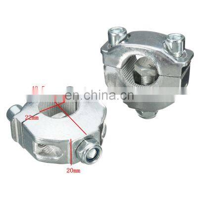 1 Pair Universal 7/8 Inch Handlebar Bar Riser Mount Bracket Clamp Bolt 47cc 49cc Fot Mini Moto Dirt Bike
