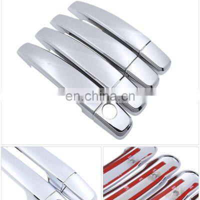 for Opel Vauxhall Meriva B Activan Crossvan 2011~2017 Chrome Door Handle Cover Trim Car Set Styling Accessories 2012 2013 2014