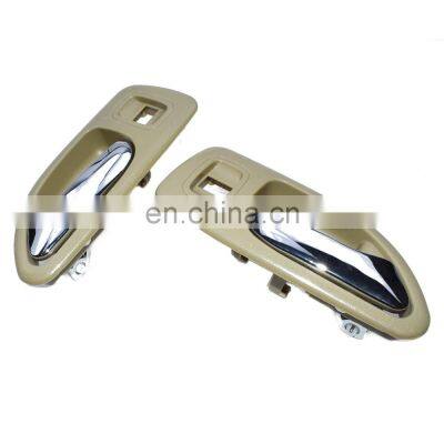 Free Shipping!Inside Door Handles Rear Right Left Driver&Passenger Side for Honda Accord 2Pcs