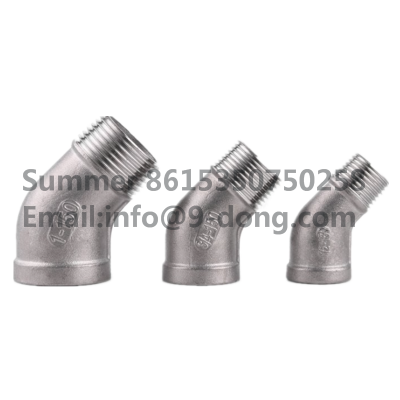 stainless steel Pipe Fitting SLB 45 degree street Elbow