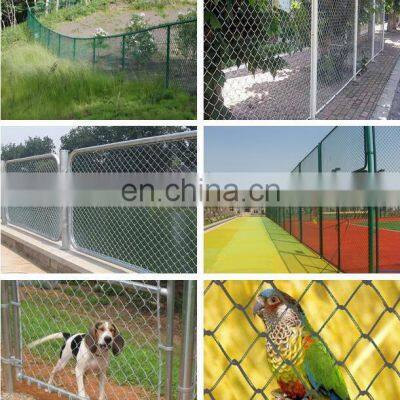 Hot Dipped Galvanized Cyclone Mesh Chain Link Fence Security Fence Rails Chain Link