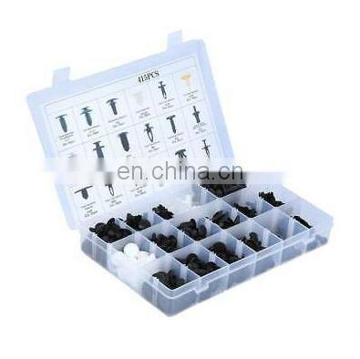Car Auto Retainer Clips Fasteners Series Kit Set 415pcs Assorted  Push Trim Retainer Pin Rivet Bumper Kit