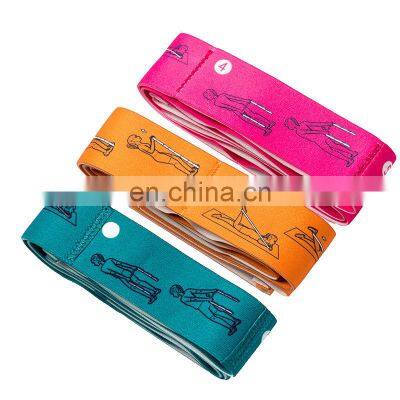 Yoga Pilates Rally Band Fitness Slimming Resistance Band Nylon Elastic