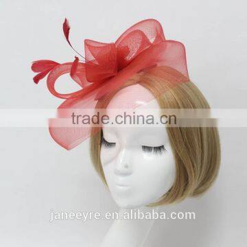 Fashionable Design Bridal Feather Fascinator Hat With Clip photo-4