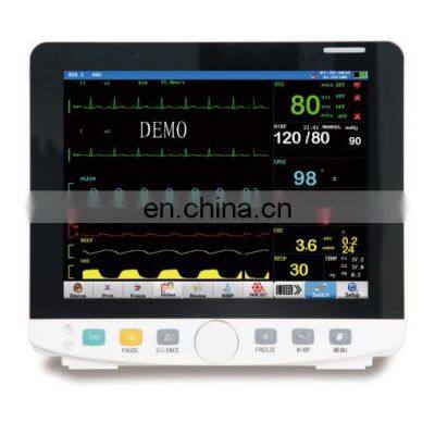 Manufacturer High Quality   Neonates  Adults ICU 12 inch  6 parameters Patients Monito r