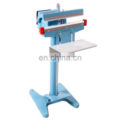 PFS-350 Hualian Aluminum Food Sugar Plastic Bag Impulse Foot Pedal Sealer Sealing Machine