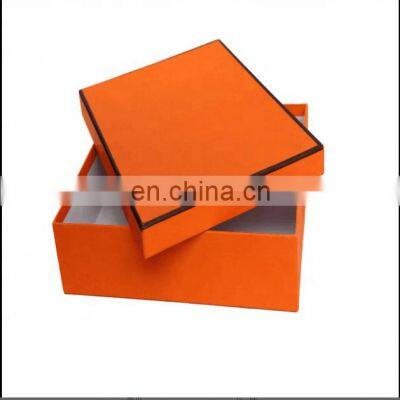 Best Sell Luxury Design Logo Custom Special Paper Coat Grey Board Cover and Base Two Pieces Paper Box for Shoes photo-2