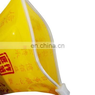 3 side seal bag customizable food packing slider packaging for areca-nut