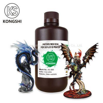 KS-3860 Water washable hard UV resin used for making models Photosensitive resin Suitable for 3D printers