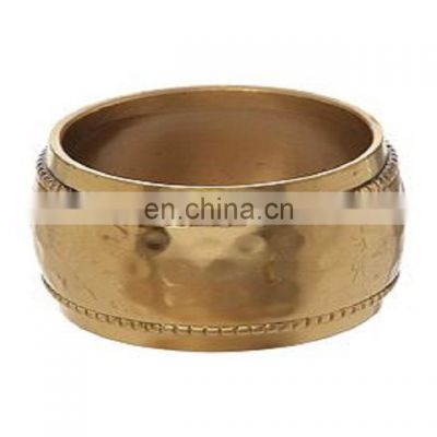 copper plated wholesale napkin ring for weddings