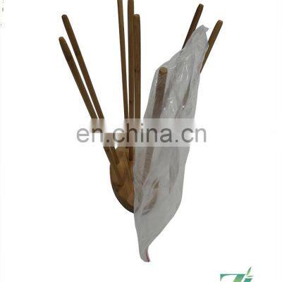 Bamboo Wood Storage Plastic Bag Drying Rack Bamboo Drying Rack photo-5