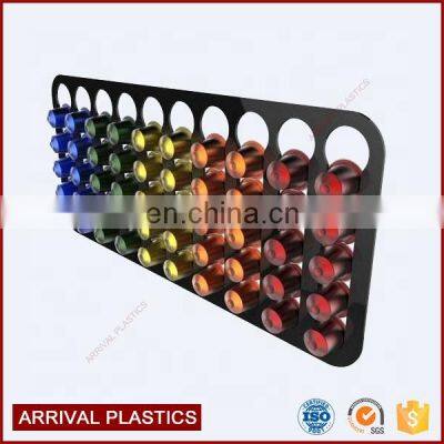 Black Color Wall Mount Acrylic Nespresso Capsule Holder photo-5