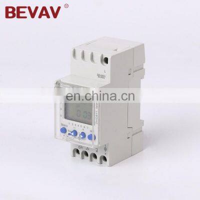 BEVAV Time Switch 220-240VAC 50/60Hz, Six Language Digital Programmable Electric Time Switch