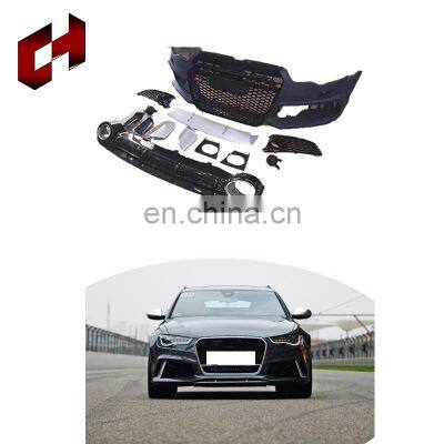 CH Hot Selling Assembly Rear Diffuser Wing Spoiler Mud Protecter Taillights Whole Bodykit For Audi A6 C7 2012-2015 To RS6
