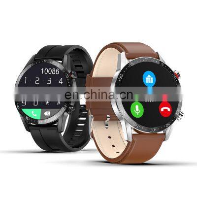 2022 IP68 Waterproof L13 Smart Watch Voice Call Music Full Touch Round Smartwatch Heart Rate Monitor L13 Fitness Tracker