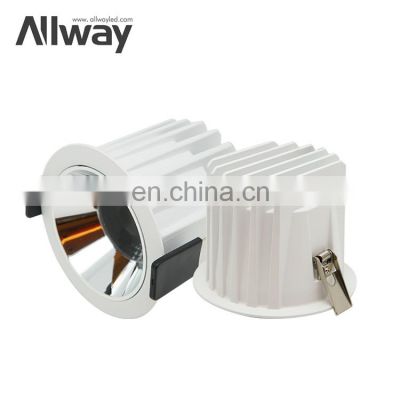 High Power Lumen Small Size Dimmable Recessed COB Indoor Housing Office 30Watt LED Downlight