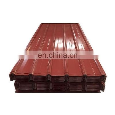 roofing sheet color galvanized steel PPGI corrugated sheet in Chinese factory