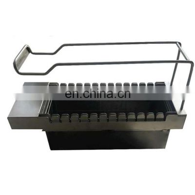 Stainless steel barbecue  automatic meat skewers machine electric heating  flip grill Outdoor oven for domestic use