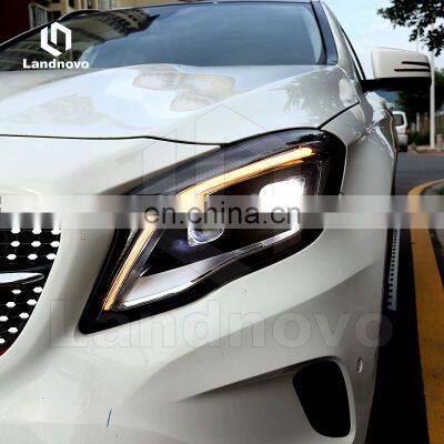 Landnovo High Quality Front LED Head Lamp for Mercedes W156 GLA 2015-2016 Upgrade Headlight Headlamp