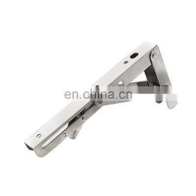 Heavy Duty Furniture Shelf Triangle Folding Steel Metal Angle Table Support Bracket photo-2