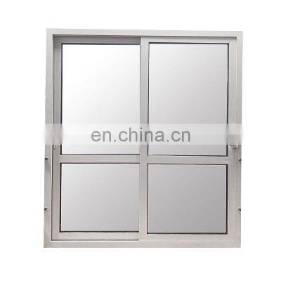 Customized White Aluminum Glass Interior Noiseless Sliding Door With Magnetic Lock