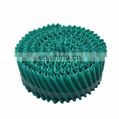 Roll type hot sale high strength 300mm*0.4mm PVC/PP round cooling tower filling