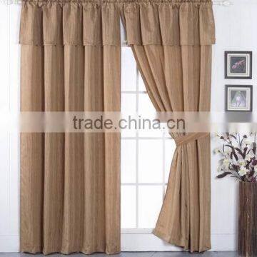 100% Polyester Elegant Solid Window Curtain Made In China