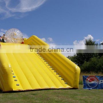 1.0mm TPU/PVC high quality inflatable zorb ball ramp