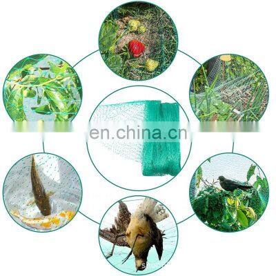 Agriculture Extruded green fruit protection anti bird protection net