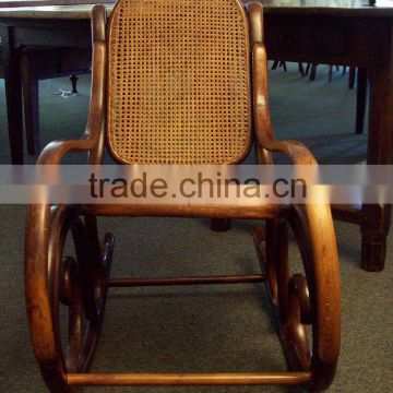 excellent antique metal rocking chair