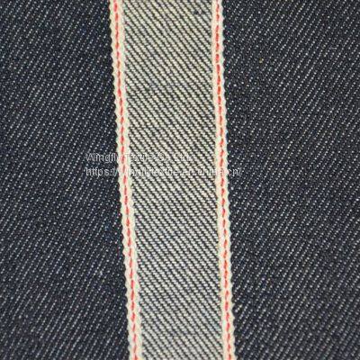 12oz Washing Selvedge Denim Cotton Slub Pants Selvedge Fabric With Competitive Price photo-3