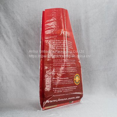 bopp laminated valve cement bag 20kgs putty packing wrap sacks pearl film pp woven valve bags